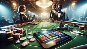 Antarmuka permainan Blueprint Gaming dengan grafis modern dan visual yang memukau di puncak wd